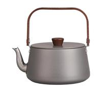 1,1 l Camping Teapot, Quick Boiling Lightweight Backpacking Kettle, portatile all'aperto Tea Pot Campfire Use, Compact Teapot for Hiking and Outdoor Adventures,Camping Teapot, Quick Boiling Teapot