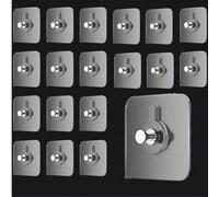 1/10/20/30 Pezzi, 20 pezzi Ganci appendini invisibili senza tracce per cornici e quadri, ganci adesivi invisibili resistenti per foto di matrimonio, montaggio a parete, senza fori e senza segni, adesi