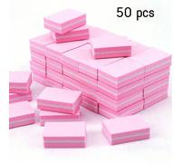 1/10/30/50/100/150/300/500 pezzi Mini lime per unghie, adatte per unghie acriliche e naturali, grana 100/180, lime per lucidatura unghie in confezione multipla, lime professionali per manicure Corindo