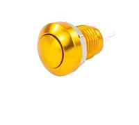 1/10/50 pezzi 8 mm impermeabile momentaneo interruttore a pulsante per campanello in metallo motore automatico avviamento del bloccasterzo dell'interruttore(Yellow,1PCS)
