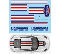 1/10 Decals per Porsche 911 GT3 Tamiya Rothmans Racing TB Decal TBD890