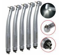 1-10 E-generatore LED turbina High Speed manipolo dentale Big Head Push 4 Holes