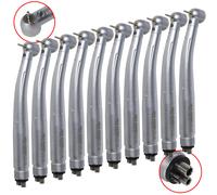 1-10 E-generatore LED turbina High Speed manipolo dentale Big Head Push 4 Holes