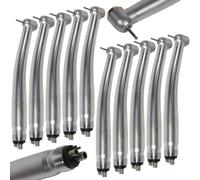 1-10 Manipolo Turbina Dental High Speed Push Button 4HOLE Handpiece SANDENT