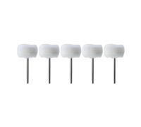 1-10 pezzi 3 mm Feltro for levigatura Testina di Mini spazzola for lucidatura, compatibile con Dremel Dril Jade Ruota abrasiva for Gambo Filo cotone(5pcs)