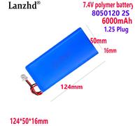 1-10 pezzi 8050120 Batteria ai polimeri 2S 7,4 V 6000 mAh per massaggiatore e vaporizzatore facciale