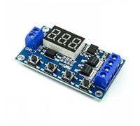 1-10 pezzi DC12V 24V doppio LED digitale relè di ritardo ciclo di trigger timer interruttore di ritardo circuito scheda modulo di controllo temporizzazione fai da te