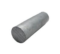 1/10 pezzi di barra zinco solida rotonda elettroplaccata anodo elettrodo diametro 2 mm a 22(Length 500mm,16mm 1pc)