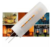 1-10 Pezzi G4 Flicker Flame Light DC12V-24V LED Effetto Luce Bruciante Lampada Lampadina Fuoco-4 Pezzi