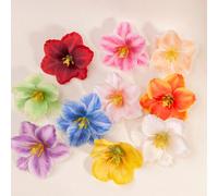 1/10 pezzi Set di eleganti fermagli per capelli con motivi floreali per ragazze, accessori decorativi per capelli dolci per primavera/estate e vacanze al mare PiantePoliestere