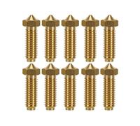 1~10 pezzi Ugelli in acciaio temprato in ottone for stampante 3D Ugello Volcano compatibile con Anycubic Kobra 2/ Kobra 2 Pro/Kobra 2 Max/Kobra 2 Plus(Brass 10PCS,0.4mm)