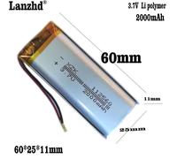 1-10 pz 3.7V 2000mAh 112560 polimero Li Lipo batteria per e-book Power Bank Monitor lettore Video piastra MID portatile DVD Tablet PC