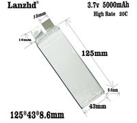 1-10 pz 5000mAh 3.7V 20C Li polimero fai da te batteria agli ioni di litio cella per 12V 24V 36V auto accenditore saldatrice