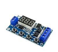 1-10 pz DC 12 V 24 V Dual MOS LED Digitale Tempo di Ritardo Relè Trigger Ciclo Timer Interruttore di Ritardo Circuito modulo di controllo di temporizzazione(5 Pcs)