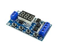 1-10 pz DC12V 24 V Dual MOS LED Digitale Tempo di Ritardo Relè Trigger Ciclo Timer Interruttore di Ritardo Circuito modulo di controllo di temporizzazione FAI DA TE(4pcs)
