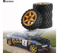 1/10 RC Auto Da Corsa Ruote Rally Pneumatico Su Pneumatici Da Strada 12mm Esagonale per 1:10 RC Auto Tamiya XV01 XV02 TA06 TT01 TT02 PTG2 144001 A959 HPI