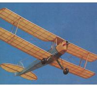 1/10 Scala De Havilland Tiger Moth Plans, Modelli E Istruzioni 35ws