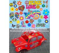 1/10 Stickers Peace and Love per Beetle RC Tamiya Monster Truck TBS126