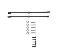 1/10 Telecomando Crawler Heavy Duty Ferro Barrel Rod Link Maniglia Migliora La Durata per Auto Aggiornamento Parti