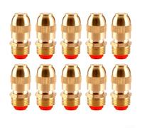 1/10 ugelli regolabili in ottone con funzione nebulizzazione, diversi modelli di spruzzo e filtro anti-intasamento per applicazioni di irrigazione da giardino (10 pezzi)