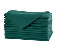 1-100 Confezione Tovaglioli Poliestere Cotone Cena Tavolo Lino 50cm Quadrato