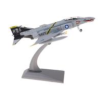 1/100 in lega di aeroplano americano F-4 aereo da combattimento modello di aereo
