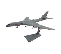 1：100 Per H6 Fighter Model Diecast Alloy Simulation Airplane Desktop Decoration Regalo Da Collezione Set da gioco per hobby in miniatura(A)