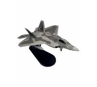 1/100 Per Il Metallo F22 F22 (con Stand) Dispositivo In Lega Di Combattente In Lega Di Caccia Di Aerei Da Combattimento Per Aerei Per Aerei.