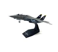 1/100 per modello pressofuso F-14 Military Fighter in metallo adatto per collezione e decorazione da scrivania Set da gioco per hobby in miniatura