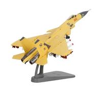 1 100 Per Navy Army Cina J-15 Simile Russo Su 33 Fighting Falcon Modello Di Aereo Giocattolo Per Adulti Da Collezione Kit di gioco per Hobby(Yellow)