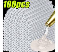 1/100 pz Forte Adesivo Trasparente Hot Melt Colla Stick per Pistola Elettrica di Colla FAI DA TE Colla Stick Kit di Riparazione Strumenti All'ingrosso