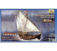 1:100 Zvezda Caravel "Nina" Scale Kit Z9005 Modellino