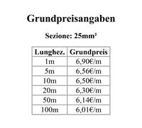 1-100m FLY Cavo del veicolo 4-50mm² Cavo della batteria Cavo di terra del carica