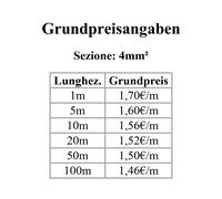 1-100m FLY Cavo del veicolo 4-50mm² Cavo della batteria Cavo di terra del carica