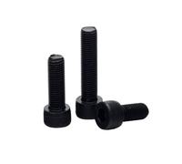 1-100pcs M1.6/M2/M2.5/M3/M4/M5/M6/M8/M10/M12/M14/M16/M18/M20/M22/M24 acciaio al carbono ad alta resistenza di grado 12.9 viti a filetto completo con testa a tazza e fessura esagonale interna, M4x50mm