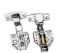 1/10Pcs Cerniere Idrauliche Porta 'armadio Cerniera A Molla Serranda Buffer Chiusura Silenziosa Cucina Armadio Mobili In Acciaio Inox 304(Big bend (1Pcs))