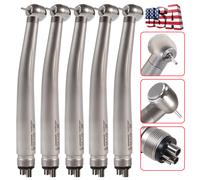 1-10PCS Dental High Speed Handpiece Push Button Big Head 4Hole Turbine