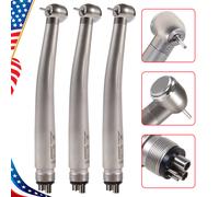 1-10PCS Dental High Speed Handpiece Push Button Big Head 4Hole Turbine