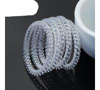 1/10pcs Fascette per capelli Tinta unita Elastico in plastica Fascia per capelli Cavo telefonico in gomma Scrunchies Accessori per capelli Copricapo-5pcs_a