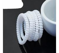 1/10pcs Fascette per capelli Tinta unita Elastico in plastica Fascia per capelli Cavo telefonico in gomma Scrunchies Accessori per capelli Copricapo-5pcs_b