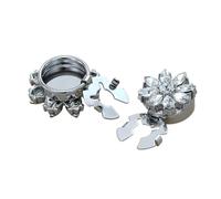 1/10pcs For Women, Crystal Detachable Clip On per abbigliamento(1.7cm,10pcs)