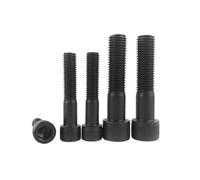 1-10pcs M3/M4 acciaio al carbono ad alta resistenza di grado 12.9 viti di macchina con testa cilindrica, fessura esagonale interna e filetto parziale, M4x65mm