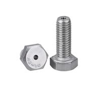 1-10pcs M3/M4/M5/M6/M8/M10/M12 acciaio inossidabile 304 viti con testa esagonale con fori di ventilazione, M12x65mm