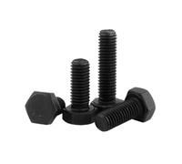1-10pcs M4/M5/M6/M8/M10/M12/M14/M16 Viti macchina con testa esagonale a filettatura completa in acciaio al carbonio ad alta resistenza, M14x60mm