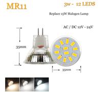 1-10x LED Faretto Lampadine MR11 GU4 2W 3W 4W 12V 24V 5733 2835 Spot Lampada [EEK: A + + +]