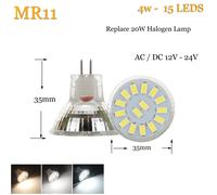 1-10x LED Faretto Lampadine MR11 GU4 2W 3W 4W 12V 24V 5733 2835 Spot Lampada [EEK: A + + +]