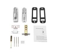 1-11 Digit Zinc Alloy Combination Door Lock, Keyless Password Security Code Lock with 2.36" Cam for Cabinet Office Interior Doors, Silver