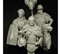 1/12 BUST Resina Modello Kit Guerrieri Celti Gallico Barbari Non Verniciato