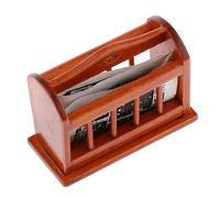 1:12 Casa delle bambole in miniatura Libreria Magazine Rack Ufficio Mobili Accs