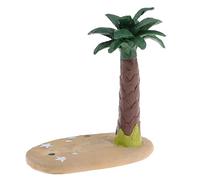 1/12 casa delle bambole miniatura resina ornamenti cocco albero spiaggia modello camera elementi